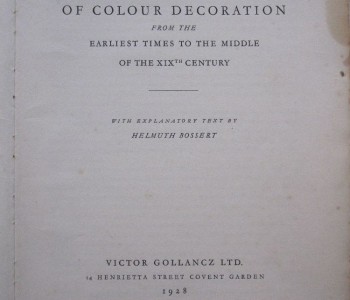 An Encyclopedia of colour decorations